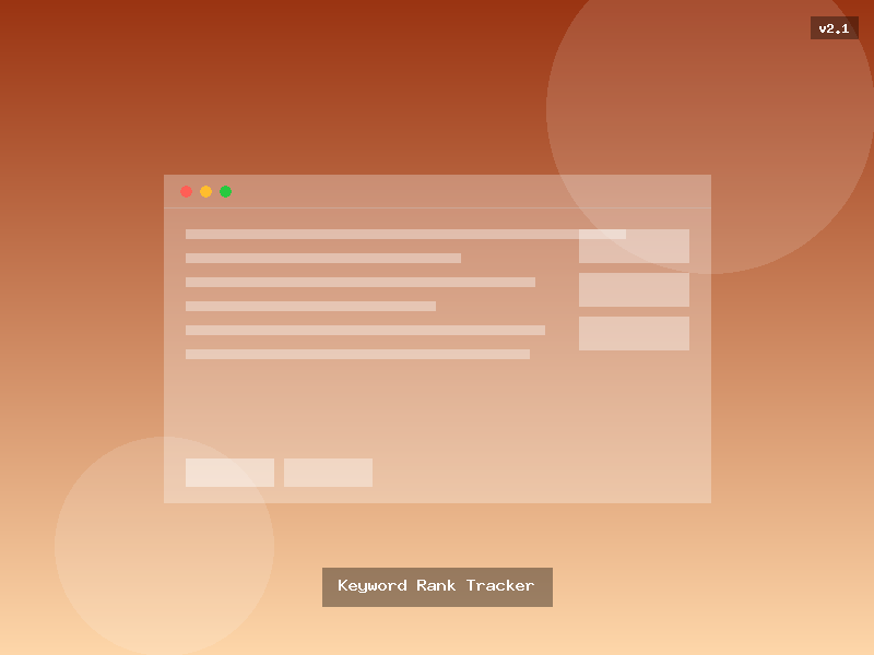 Keyword Rank Tracker