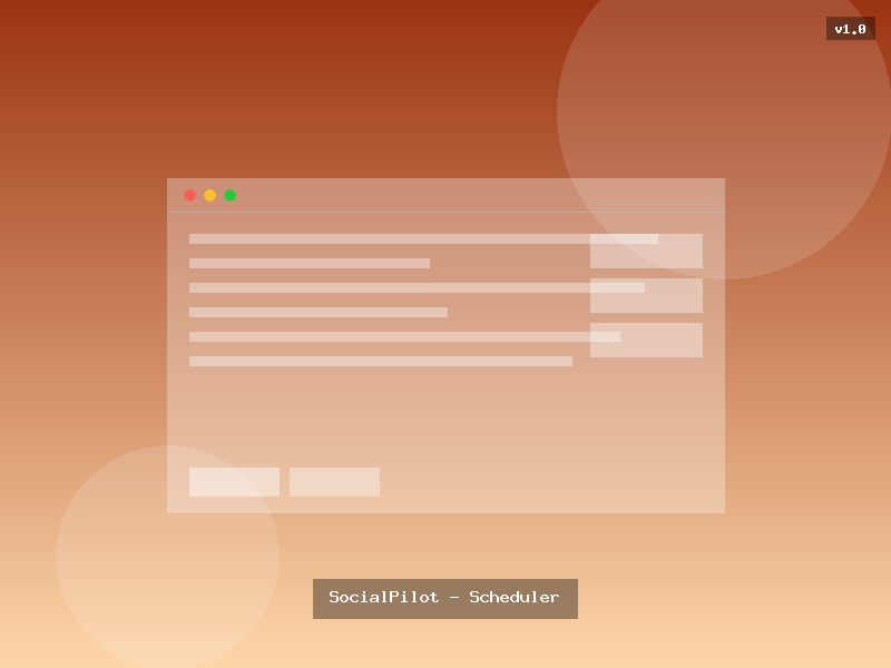 SocialPilot - Scheduler