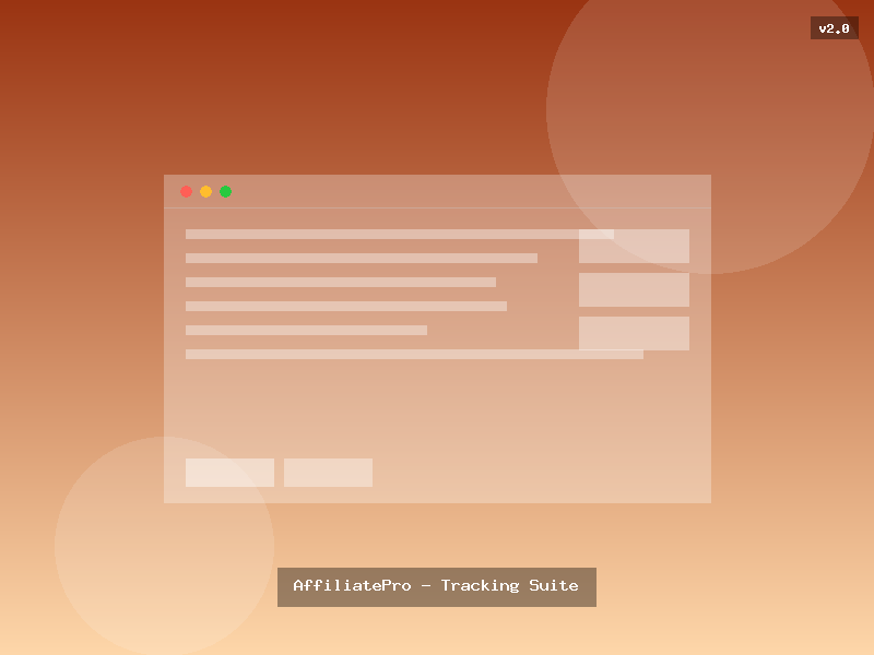 AffiliatePro - Tracking Suite