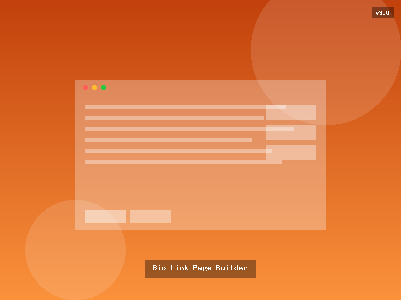 Bio Link Page Builder