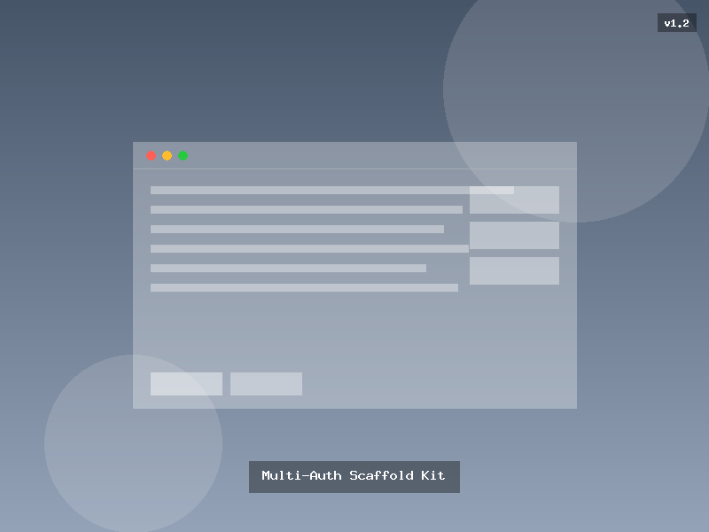 Multi-Auth Scaffold Kit