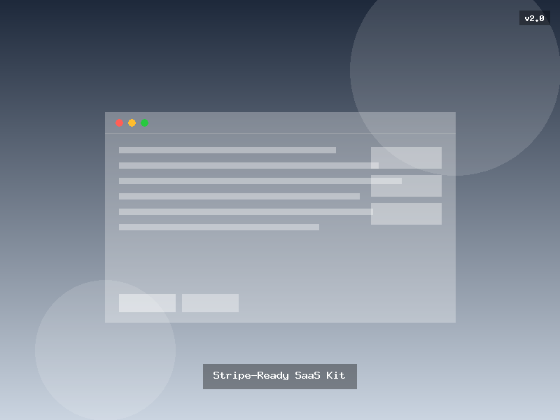 Stripe-Ready SaaS Kit