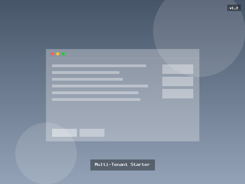 Multi-Tenant Starter