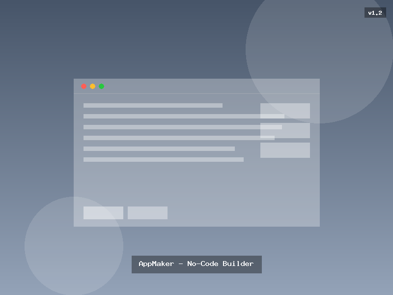 AppMaker - No-Code Builder