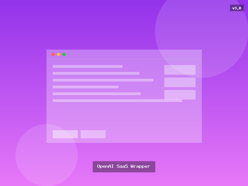 OpenAI SaaS Wrapper