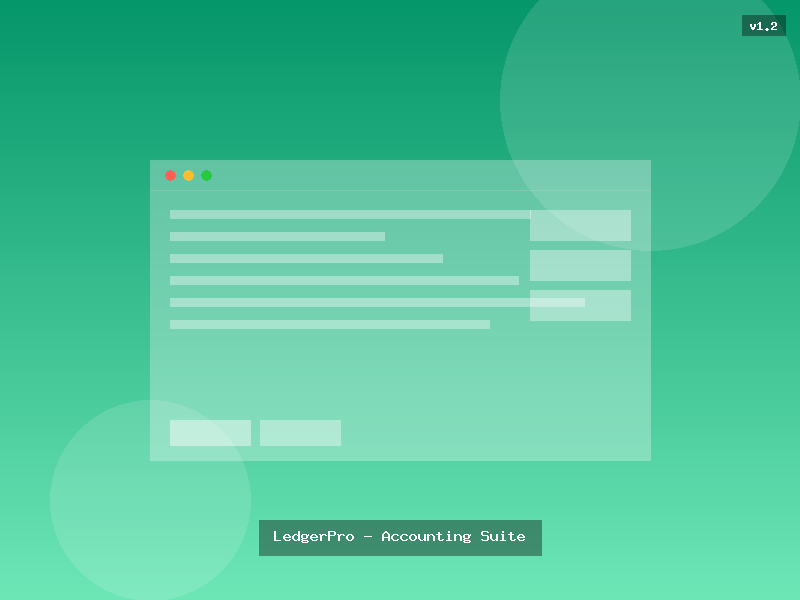 LedgerPro - Accounting Suite