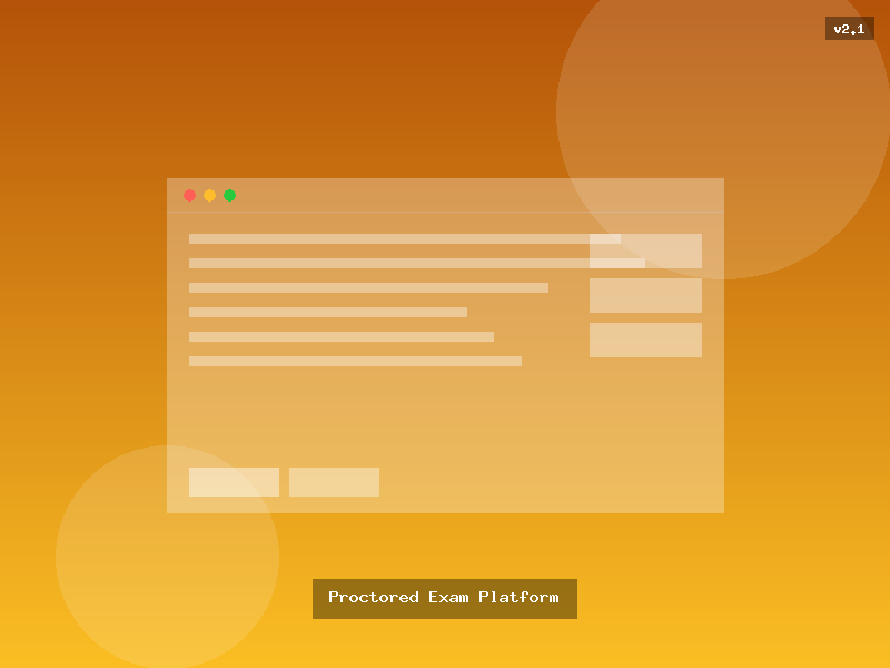 Proctored Exam Platform