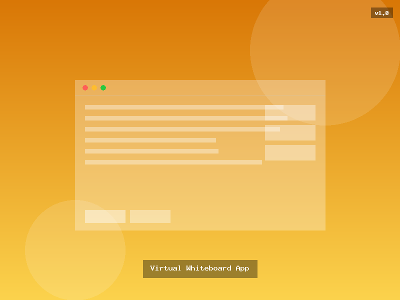Virtual Whiteboard App